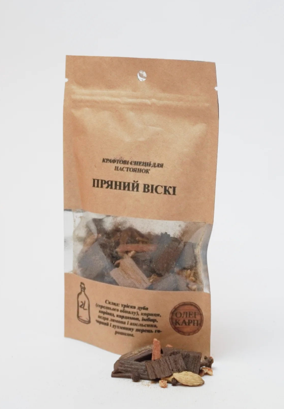 Пряний віскі. Набір спецій для 6 л готового напою.