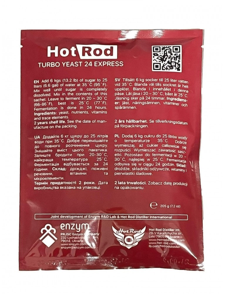 Турбо дріжджі HOT ROD 24 EXPRESS