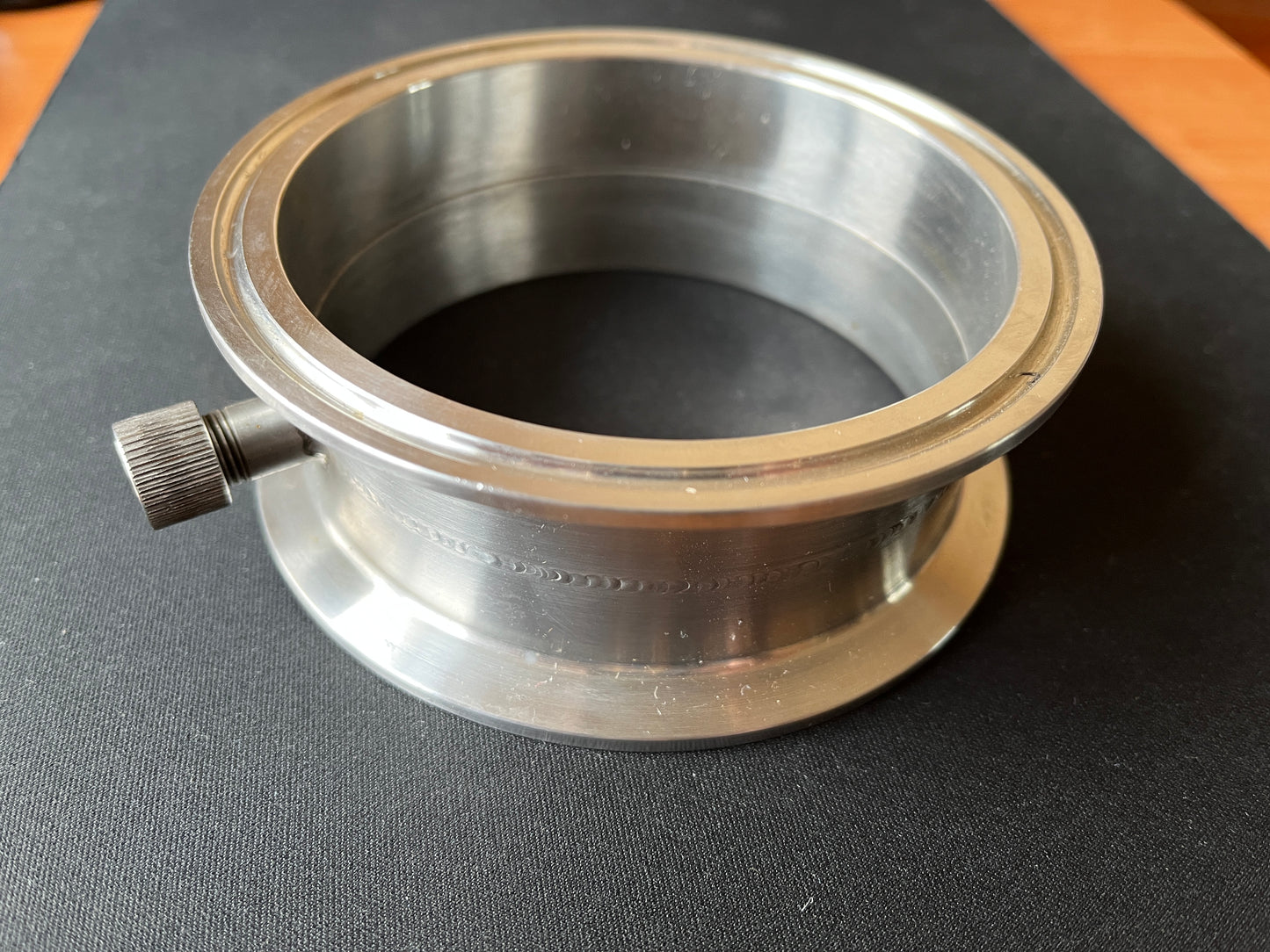 Коротка царга з гільзою — для термометра, нержавійка AISI 304 — 4″