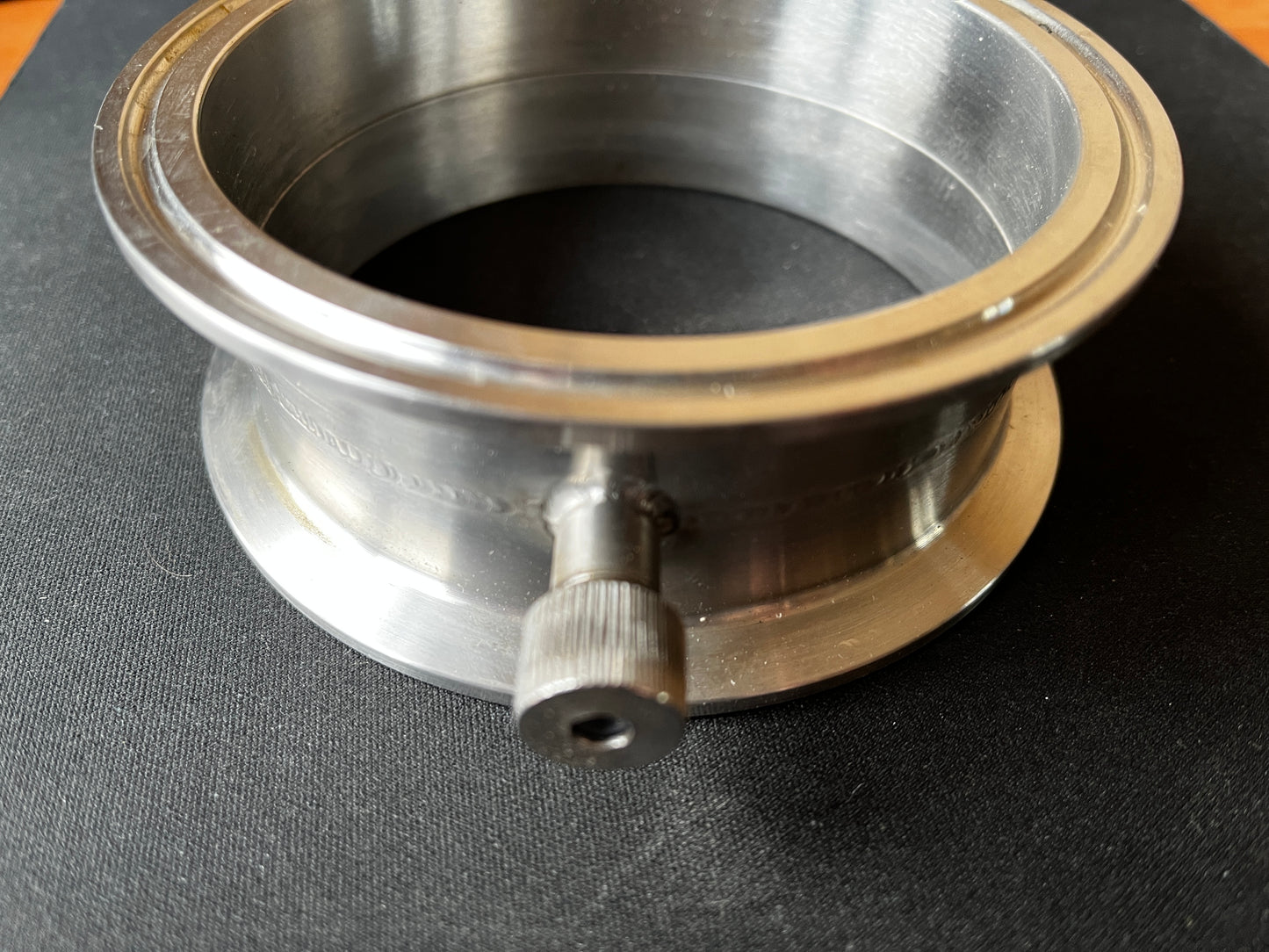 Коротка царга з гільзою — для термометра, нержавійка AISI 304 — 4″
