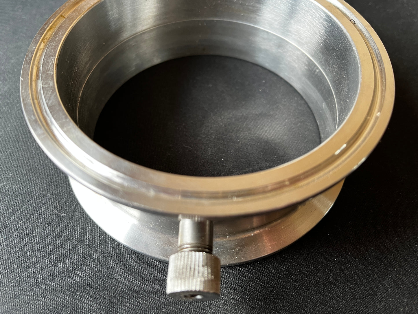 Коротка царга з гільзою — для термометра, нержавійка AISI 304 — 4″