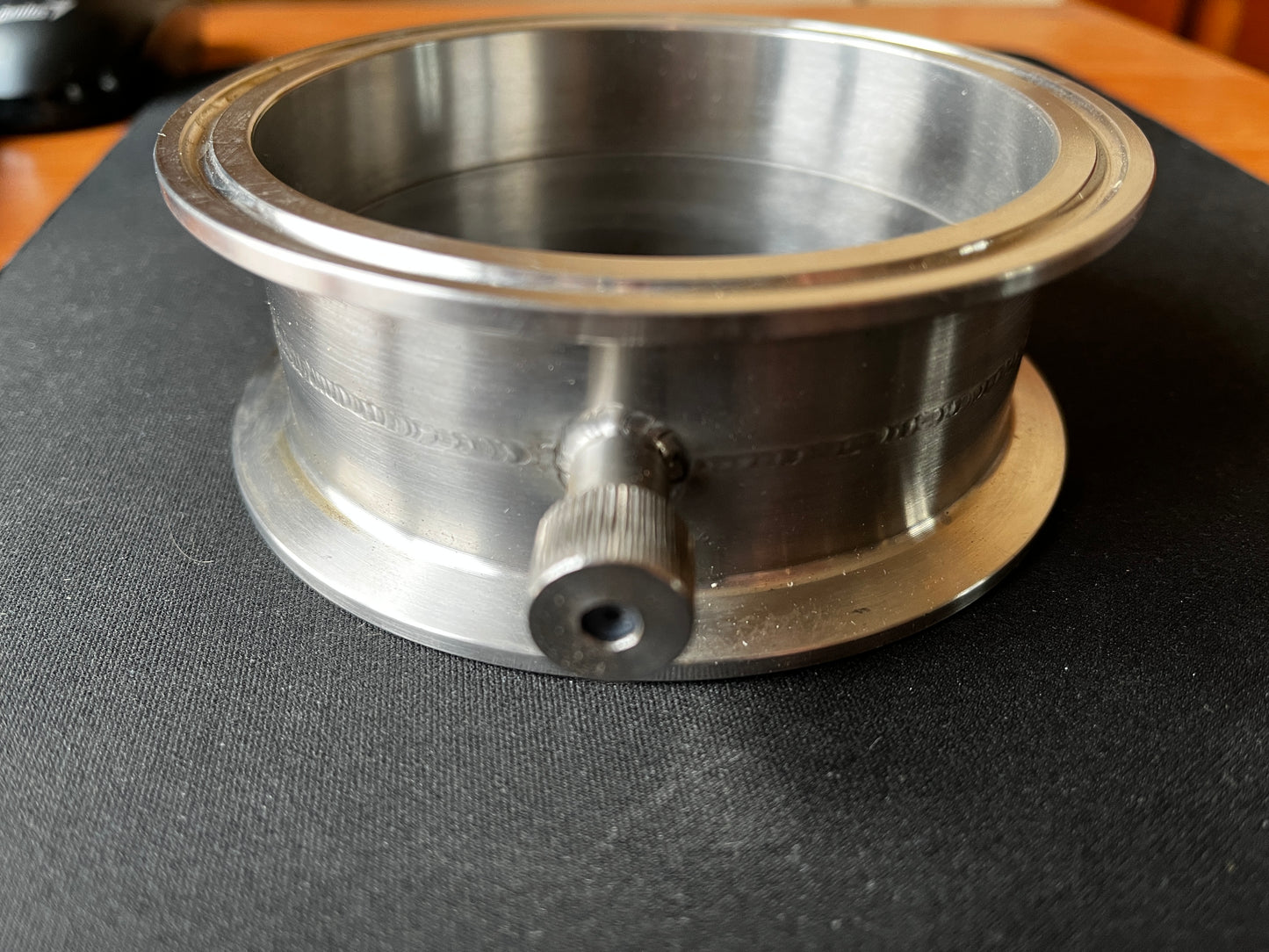 Коротка царга з гільзою — для термометра, нержавійка AISI 304 — 4″