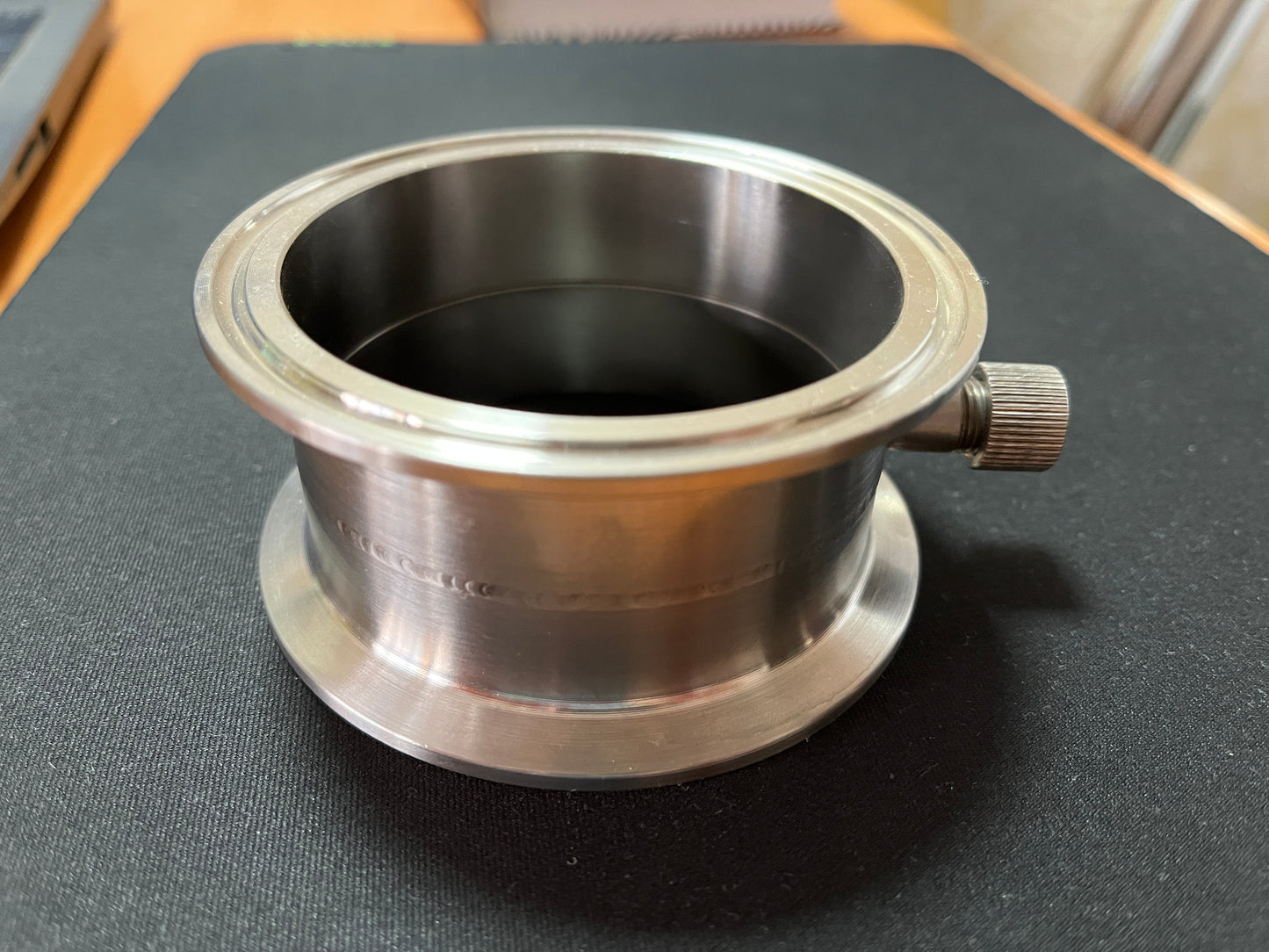 Коротка царга з гільзою — для термометра, нержавійка AISI 304 — 3″