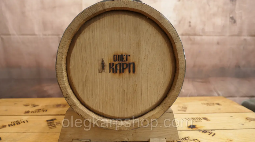 Бочка з колотого дуба — середній випал, герметичність, для витримки — 10 л