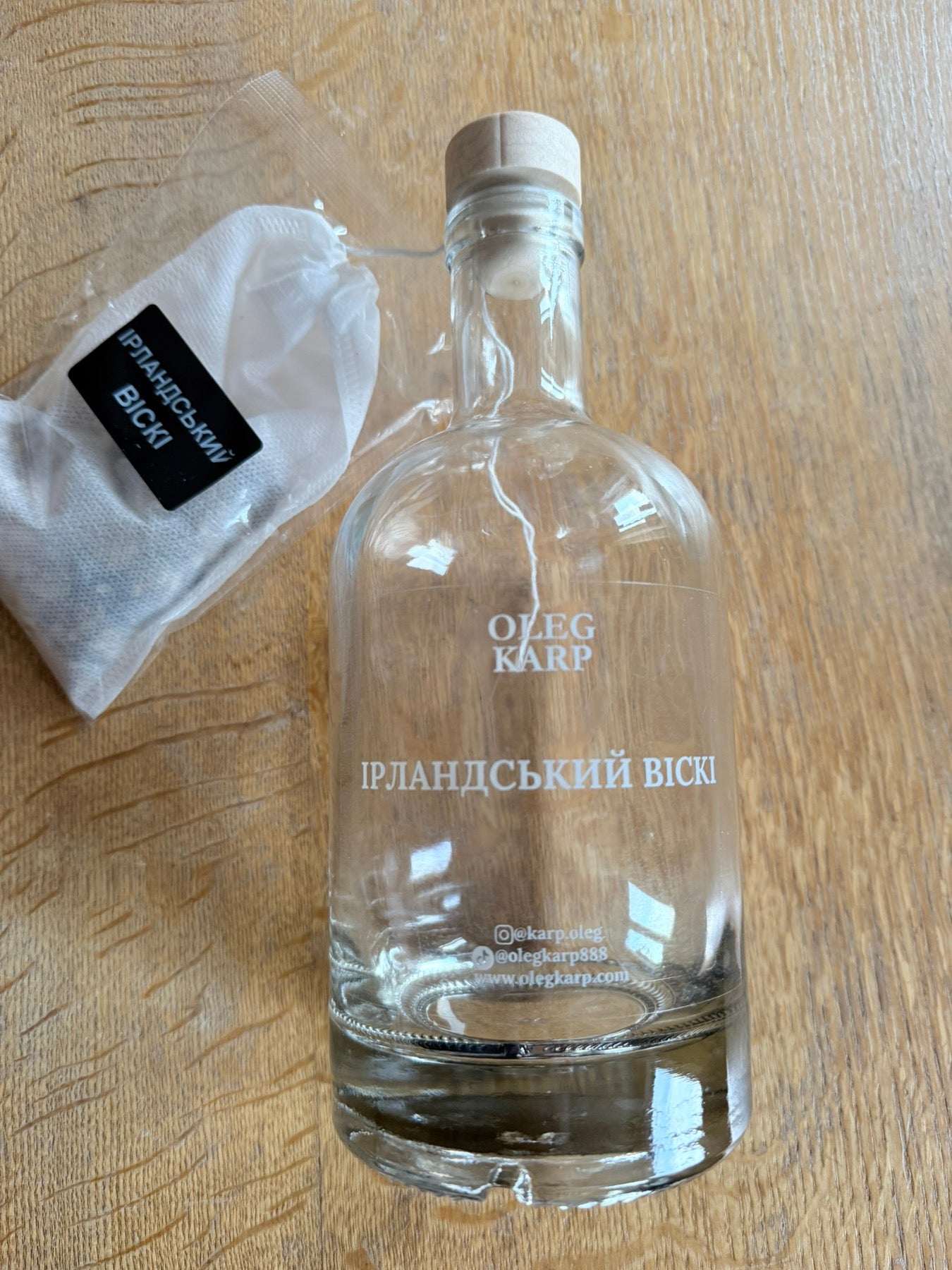 🔹 Подарунковий набір “Ірландський віскі OLEG KARP”