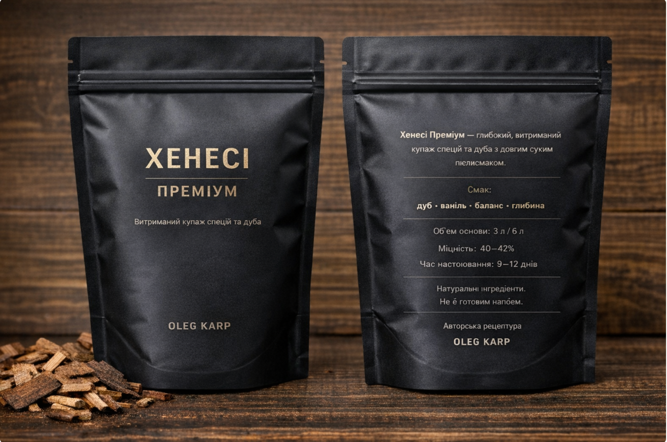 🟤 ХЕНЕСІ ПРЕМІУМ. Набір спецій на 6 л готового напою.