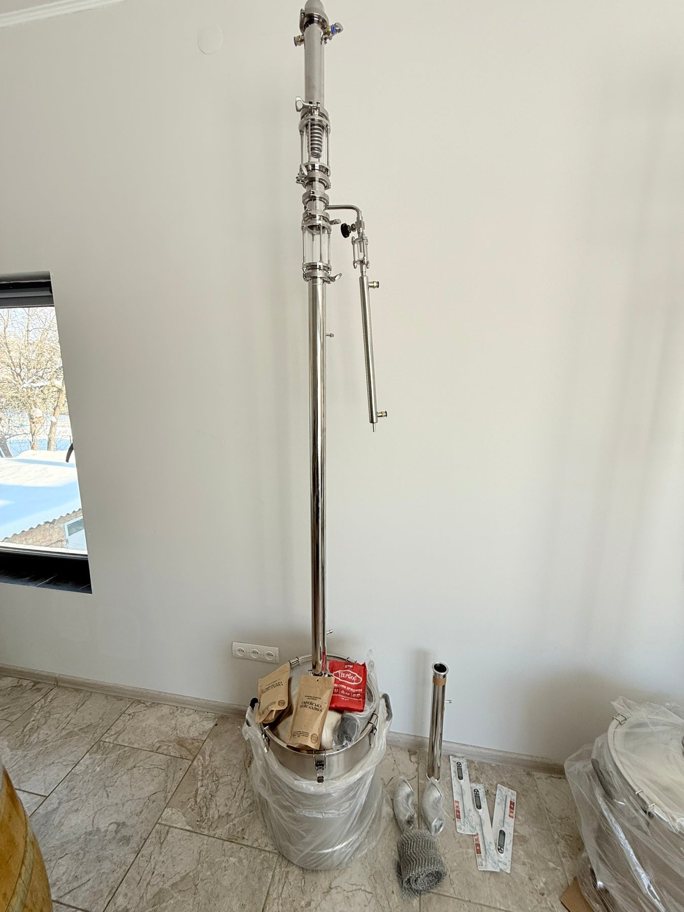 Спирт колона 2 дюйми в повній комплектації з кубом 60 л