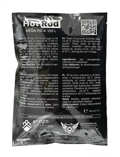 Турбо дріжджі HOT ROD MEGA PACK НА 100 Л