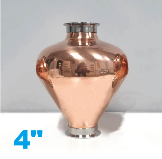 4" Мідний шолом для дистиляції