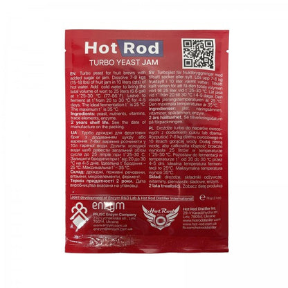 Дріжджі  Hot Rod Jam на 25 л (69 г) для фруктових браг