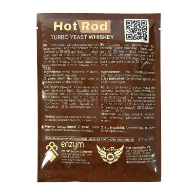 Турбо дріжджі Hot Rod Wiskey на 25 л (71 г)