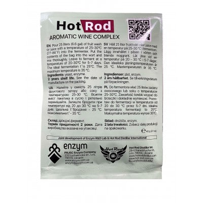 Винні дріжджі Hot Rod Aromatic Wine Complex на 25 л (40г)