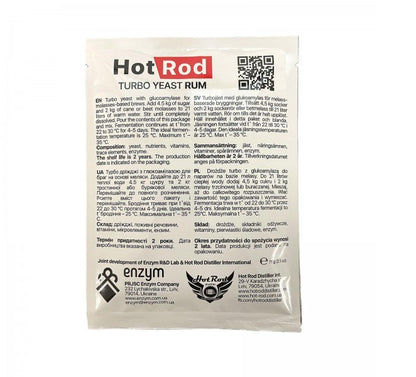 Турбо дріжджі Hot Rod Rum для рому на 25 л (71 г