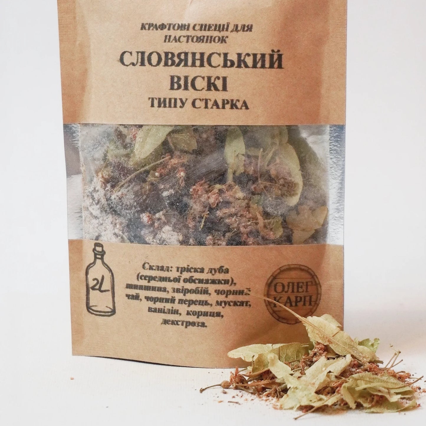 Слов’янський віскі — набір спецій для старки, об’ємний смак з нотами дуба та лимона, натуральні інгредієнти (2 л, 6 л, 33 л)