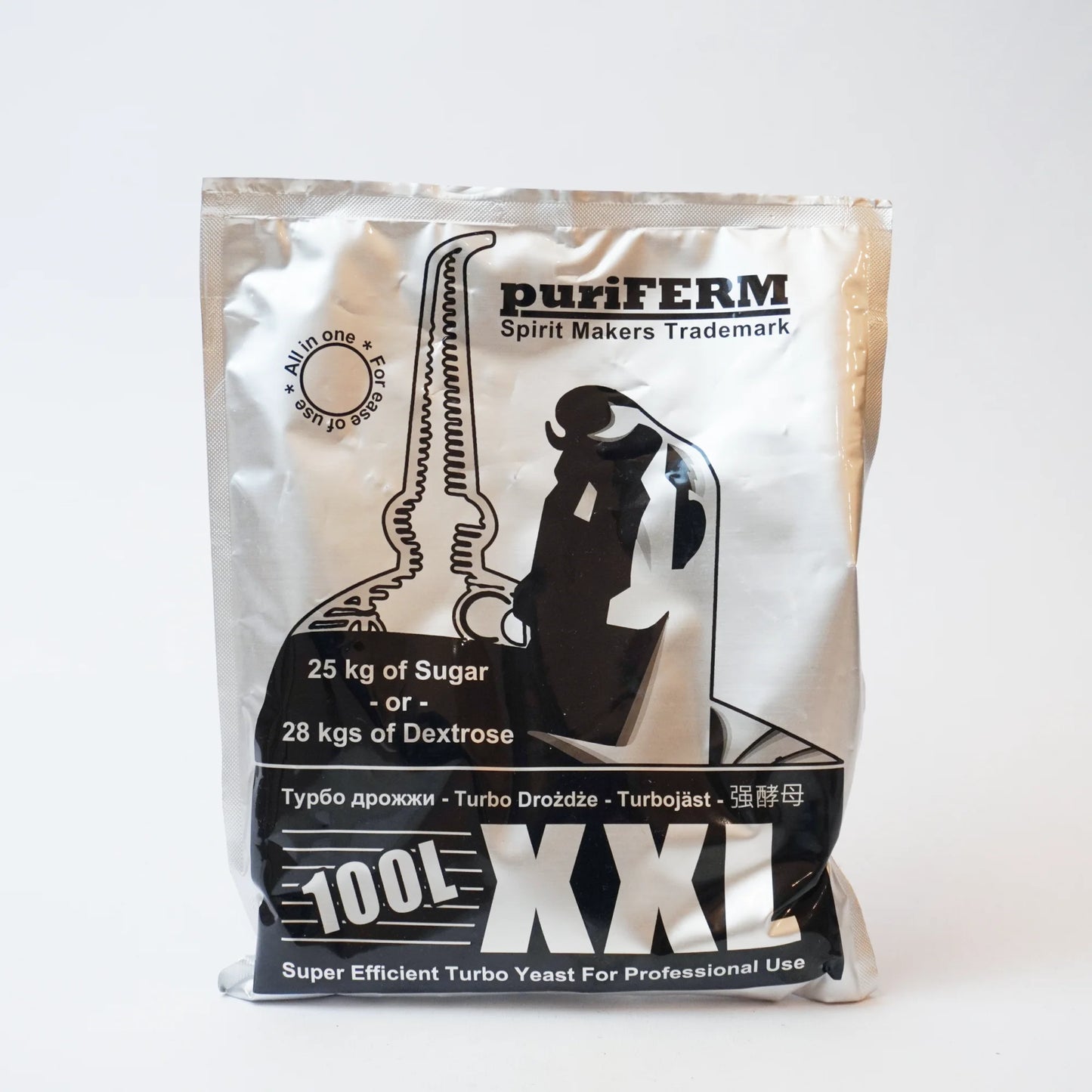Сухі дріжджі Puriferm XXL 100 літрів