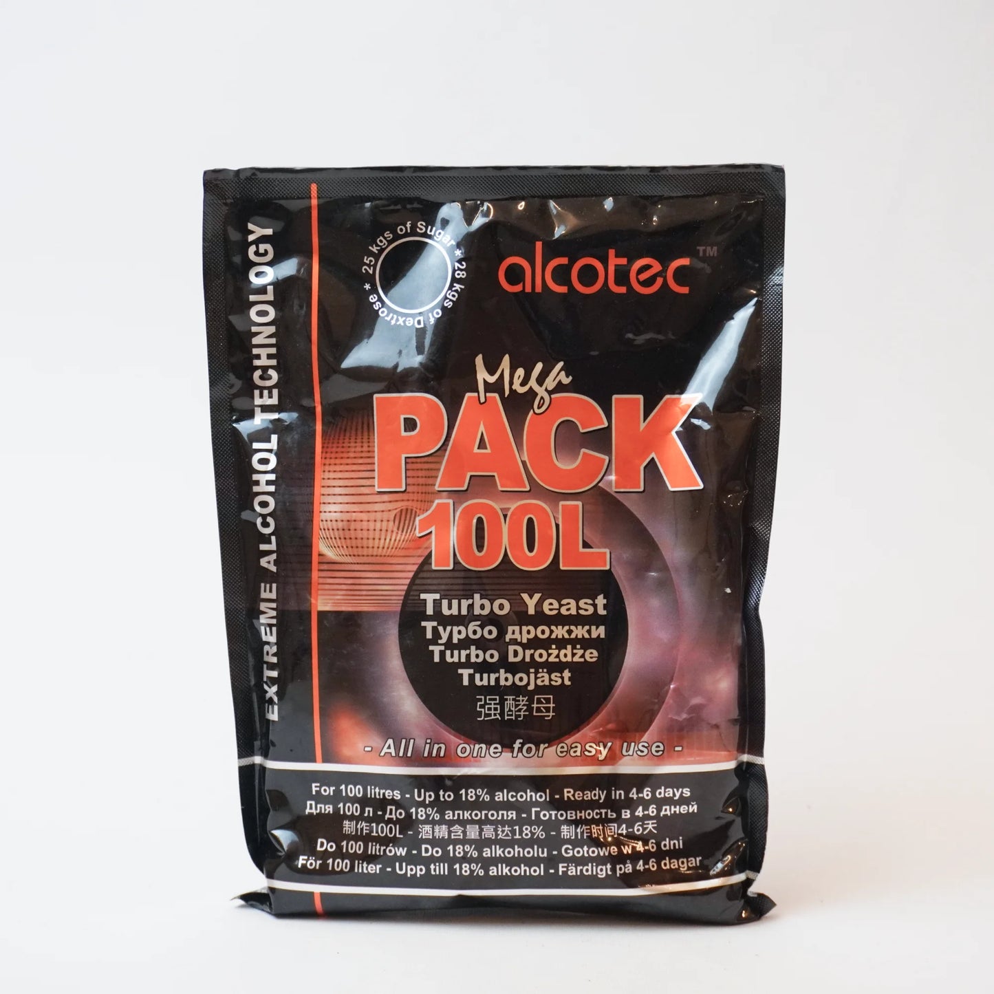 Турбо дріжджі Alcotec Mega Pack 100L