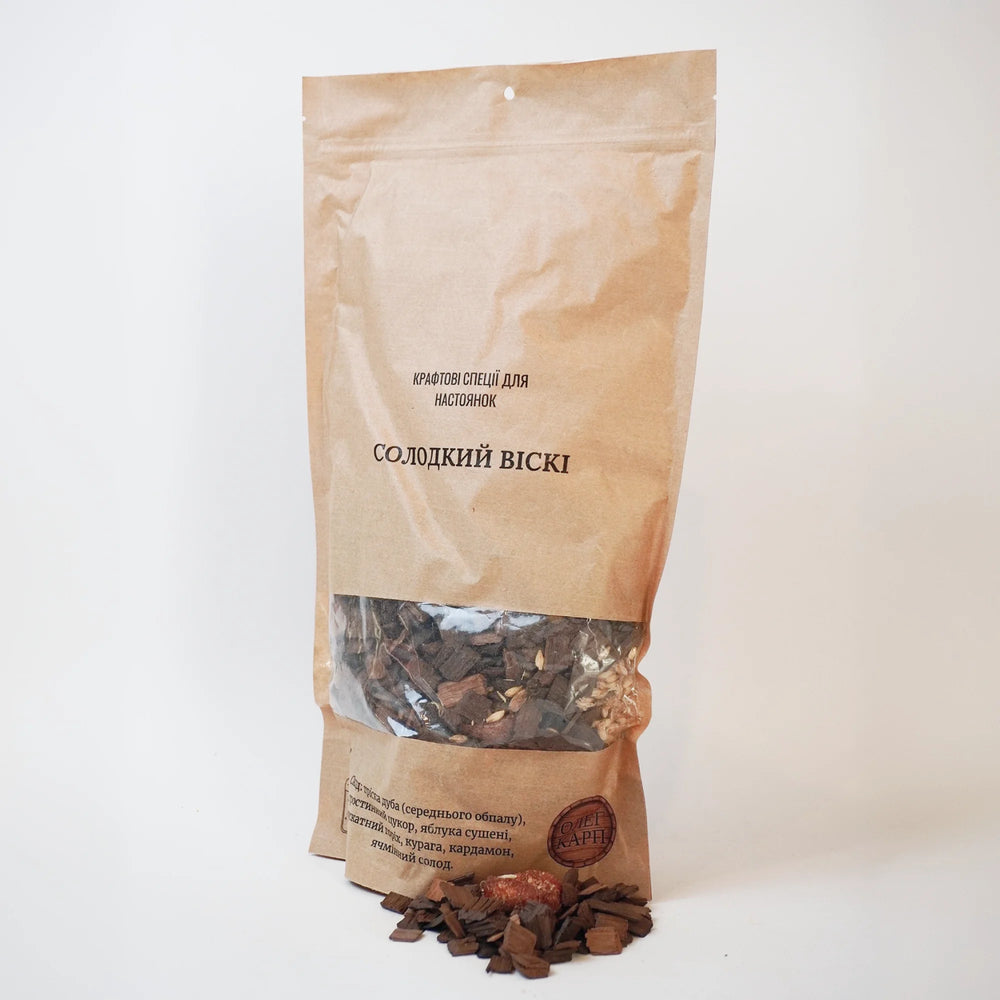 Солодкий віскі (6 л) — набір спецій для віскі, м’який карамельний післясмак, натуральні інгредієнти